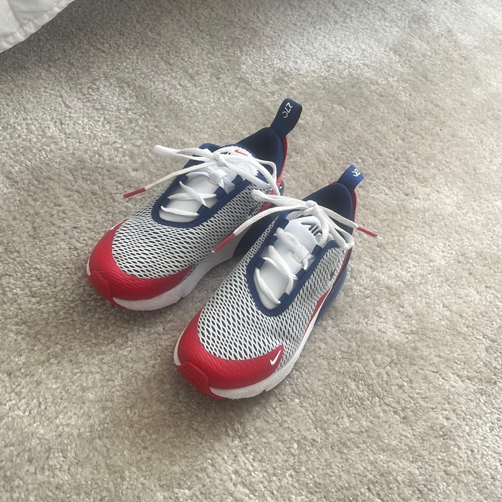Nike Air max 270 boy size 13. Runs true to size.